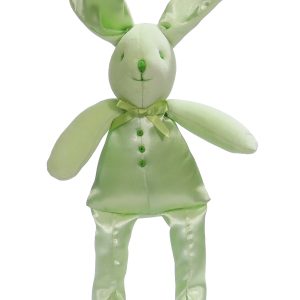 Apple Satin Bunny Squeaker Baby Toy by Kate Finn Australia