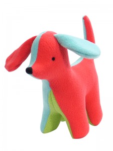 Fleece Puppy Baby Toy by Kate Finn Australia