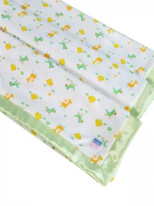 Apple Cotton Summer Baby Blanket by Kate Finn Australia