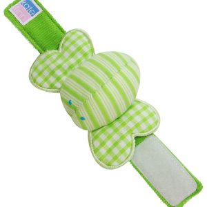 Lime Butterfly Wrist Rattle baby Toy by Kate Finn Australia