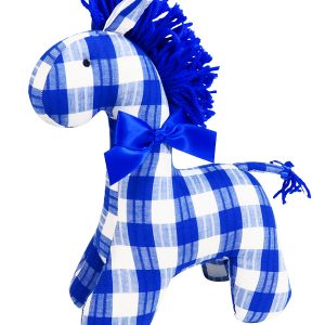 Royal Check Horse Baby Toy by Kate Finn Australia