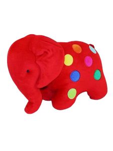 Red Dotty Elephant Baby Toy by Kate Finn