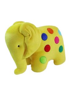 Yellow Dotty Elephant Baby Toy by Kate Finn