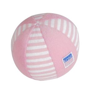 Ball Baby Toy Pink Stripe Sold by Kate Finn Australia