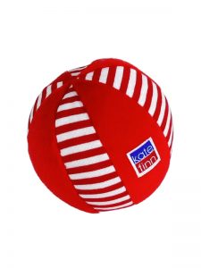 Ball baby Toy Red Stripe by Kate Finn Australia