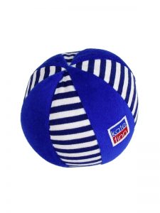 Ball Baby Toy Navy Stripe by Kate Finn Australia