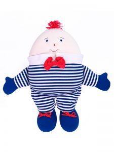 Humpty Dumpty Navy Stripe by Kate Finn Australia