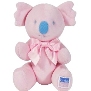 Pink Velvet Koala Baby Toy Designed by Kate Finn Australia