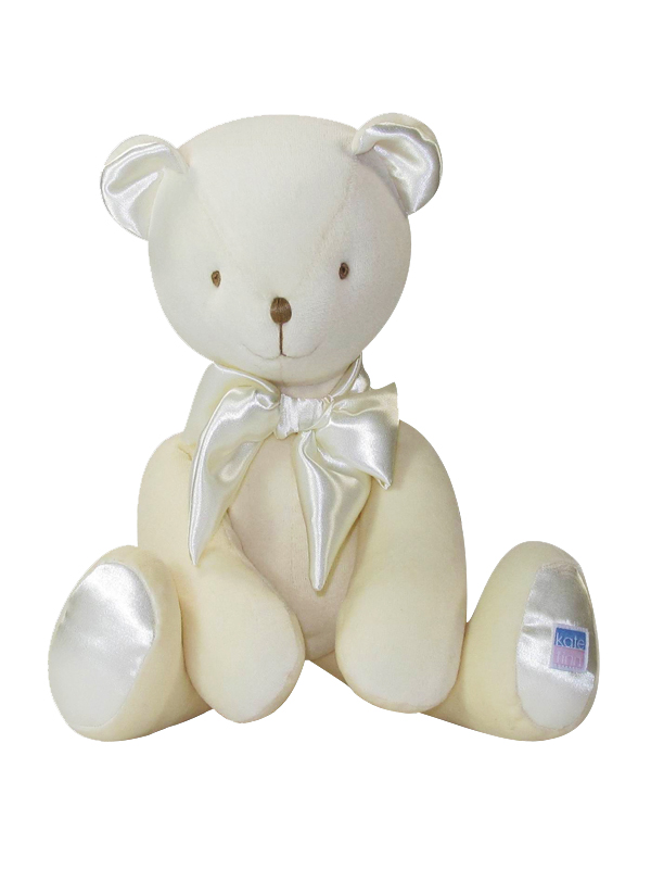 Cream Velvet Bear Baby Toy
