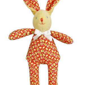 Watermelon Pips Bunny Squeaker Baby Toy by Kate Finn Australia