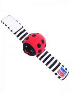 Ladybug Wrist Rattle Baby Toy by Kate Finn Australia