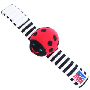 Ladybug Wrist Rattle Baby Toy by Kate Finn Australia
