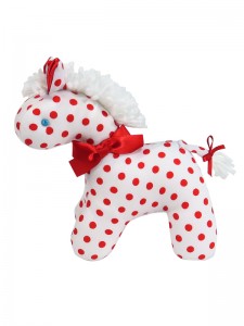 Red Dot Mini Horse Baby Toy by Kate Finn Australia