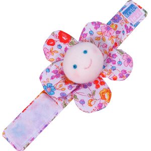 Pot Pourri Flower Wrist Rattle Baby Toy by Kate Finn Australia