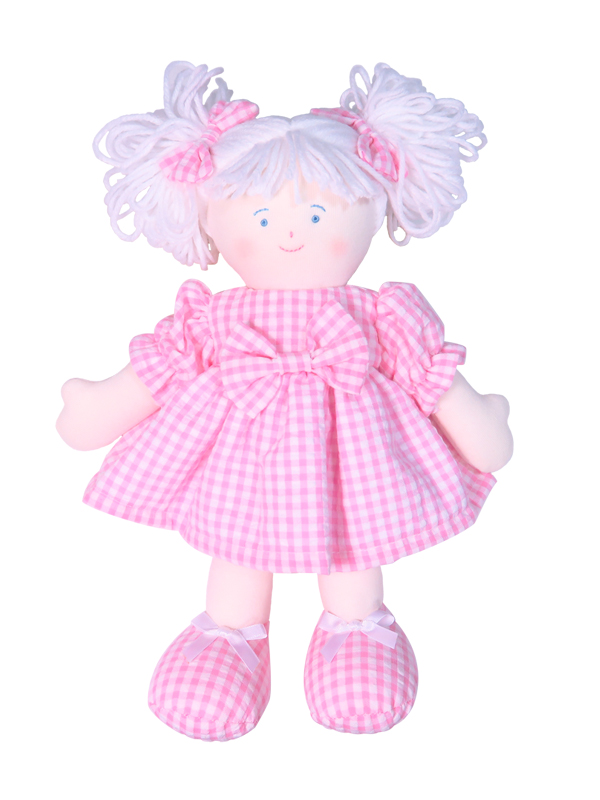 Sweetie 28cm Rag Doll Pink Designed and 