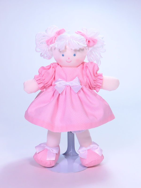 Mini Dottie 21cm Rag Doll Pink