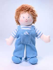 Jamie 28cm Rag Doll by Kate Finn Australia