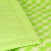 Lime Check Cot Quilt Designed by Kate Finn