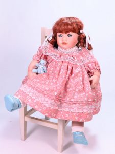 Amanda 42cm Porcelain Doll by Pauline Bjonness-Jacobsen